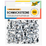 Schmucksteine Sparkling Clear, 550 Stck, Gre & Form sortiert