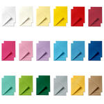 Doppelkarten & Umschl�ge, Standardformat, 5 St�ck - Verschiedene Farben