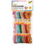 Stickgarn-Sortiment Metallic, 26 Docken  8m, in 13 Farben sortiert