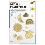 Pr�gefolie, 3 Bogen, 19x30cm, gold