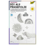 Pr�gefolie, 3 Bogen, 19x30cm, silber