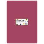 Fotokarton 10 Bogen, 300 g/qm, 50x70 cm, Weinrot