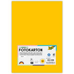 Fotokarton, 50 Bogen, 300 g/qm, DIN A4, Goldgelb