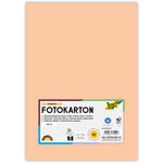 Fotokarton, 50 Bogen, 300 g/qm, DIN A4, Apricose