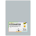 Fotokarton, 50 Bogen, 300 g/qm, DIN A4, Silber Matt