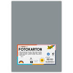 Fotokarton, 50 Bogen, 300 g/qm, DIN A4, Steingrau