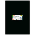 Fotokarton 300g/qm 50x70 cm, Schwarz, 1 Bogen