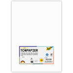Tonpapier, 100 Bogen, 130 g/qm, DIN A4, Wei�
