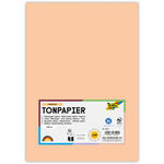 Tonpapier, 100 Bogen, 130 g/qm, DIN A4, Apricose