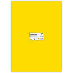 Tonpapier, Einzelbogen, 130 g/qm, 50x70 cm, Bananengelb