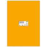 Tonpapier, Einzelbogen, 130 g/qm, 50x70 cm, Dunkelgelb