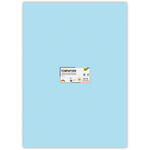 Tonpapier, 10 Bogen, 130 g/qm, 50x70 cm, Eisblau