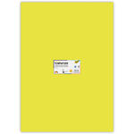 Tonpapier, Einzelbogen, 130 g/qm, 50x70 cm, Limone