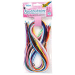 Flechtschnre, opak/transparent, 30 Stck