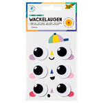 Wackelaugen Größe M, selbstklebend, Ø 30mm, 6 Stück