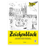 Zeichenblock mit Leinen, 10 Blatt, 120g/m - Verschiedene Formate