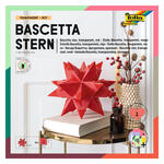 Faltbl�tter Bascetta Stern Transparent Rot - Verschiedene Gr��en