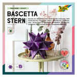 Faltbl�tter Bascetta Stern Transparent Violett- Verschiedene Gr��en