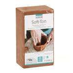 Glorex Hobby Time Soft-Ton lufttrocknend, 2500g, terracotta