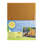 100% Bienenwachsplatten 22x17cm, 3 Stück, mit 90 cm Kerzendocht