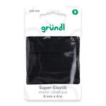 Super-Elastic-Band, 8 mm breit, 4 m lang schwarz