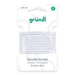 Super-Elastickordel 3 mm breit 3 m lang, wei�