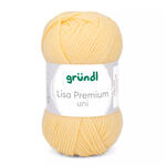 Strickgarn Lisa, 100% Polyacryl, Oeko-Tex Standard, 50g, 150m, Farbe 03, Gelb