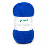 Strickgarn Lisa, 100% Polyacryl, Oeko-Tex Standard, 50g, 150m, Farbe 35, Royalblau
