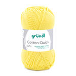 Cotton Quick uni, 100% Baumwolle, Oeko-Tex-Standard, 50g, 125m, Farbe 131, Gelb