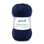 Cotton Quick uni, 100% Baumwolle, Oeko-Tex-Standard, 50g, 125m, Farbe 145, Dunkelblau