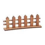 Hobbyfun Miniatur- Zaun, 8,5 x 3cm, braun