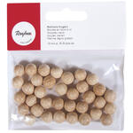 Rayher Rohholz-Kugeln, 35 Stück, 10 mm ø, ungebohrt
