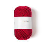 Ricorumi dk Hkelgarn, 100% Baumwolle, 25 g, Weinrot