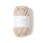 Ricorumi dk Hkelgarn, 100% Baumwolle, 25 g, Kitt