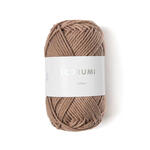 Ricorumi dk Hkelgarn, 100% Baumwolle, 25 g, Hellbraun