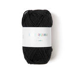 Ricorumi dk Hkelgarn, 100% Baumwolle, 25 g, Schwarz