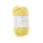Ricorumi dk Hkelgarn, 100% Baumwolle, 25 g, Pastell Gelb