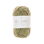 Ricorumi dk Hkelgarn, 100% Baumwolle, 25 g, Khaki