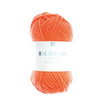 Ricorumi Neon dk Hkelgarn, 100% Polyacryl, 25 g, Orange
