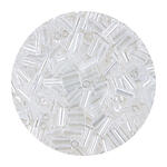 Rocailles-Perlen Stbchen, 6,75 mm, 14 g, Transparent