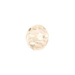 Glasschliff-Diskus Perle, 6 mm, 12 Stk, Wei