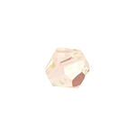 Glasschliff-Perlen Raute, 4 mm, 20 Stk, Wei Irisierend