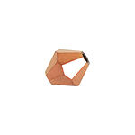 Glasschliff-Perlen Raute, 4 mm, 20 Stk, Kupfer