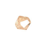 Glasschliff-Perlen Raute, 4 mm, 20 Stk, Karamell
