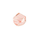 Glasschliff-Kandis Perle, 6 mm, 12 Stk, Zartrosa