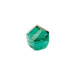 Glasschliff-Kandis Perle, 6 mm, 12 Stk, Smaragd