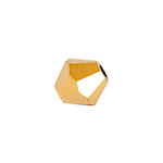 Glasschliff-Perlen Raute, 4 mm, 20 Stk, Karneol