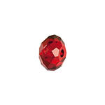 Glasschliff-Diskus Perle, 6 mm, 12 Stk, Bordeaux