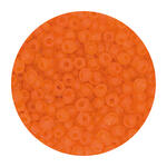 Rocailles-Perlen, 2 mm, 14 g, Orange Matt