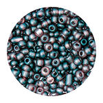 Rocailles-Perlen, 3,1 mm, 14 g, Helllila Matt